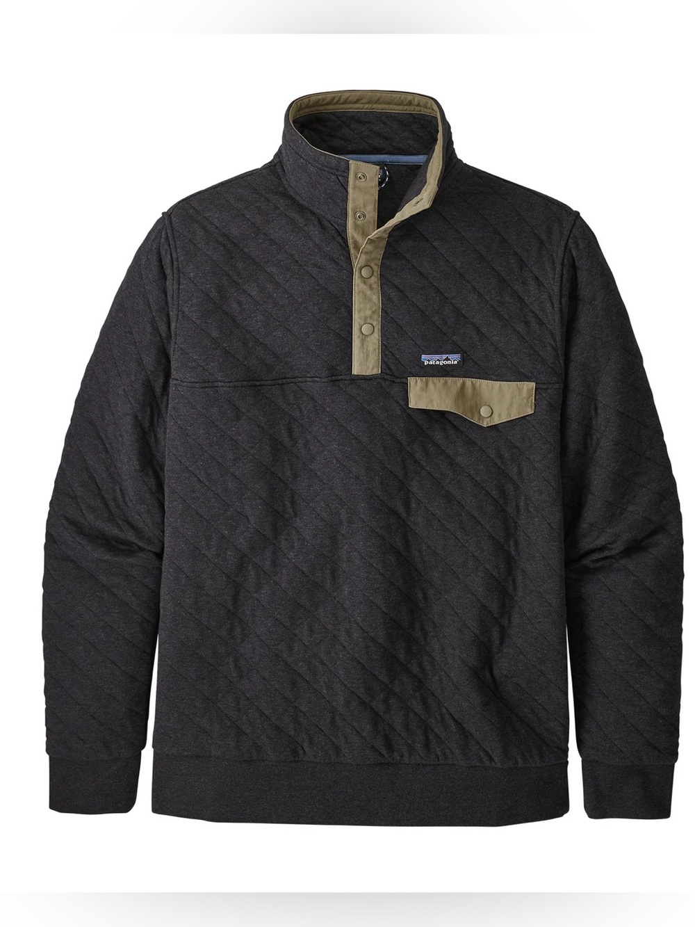 Patagonia Men's Organic Cotton Quilt Snap-T Pullover Gray XL